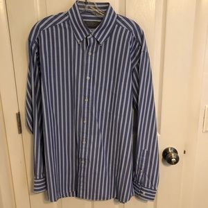 Talbots Men Button Down Dress Shirt